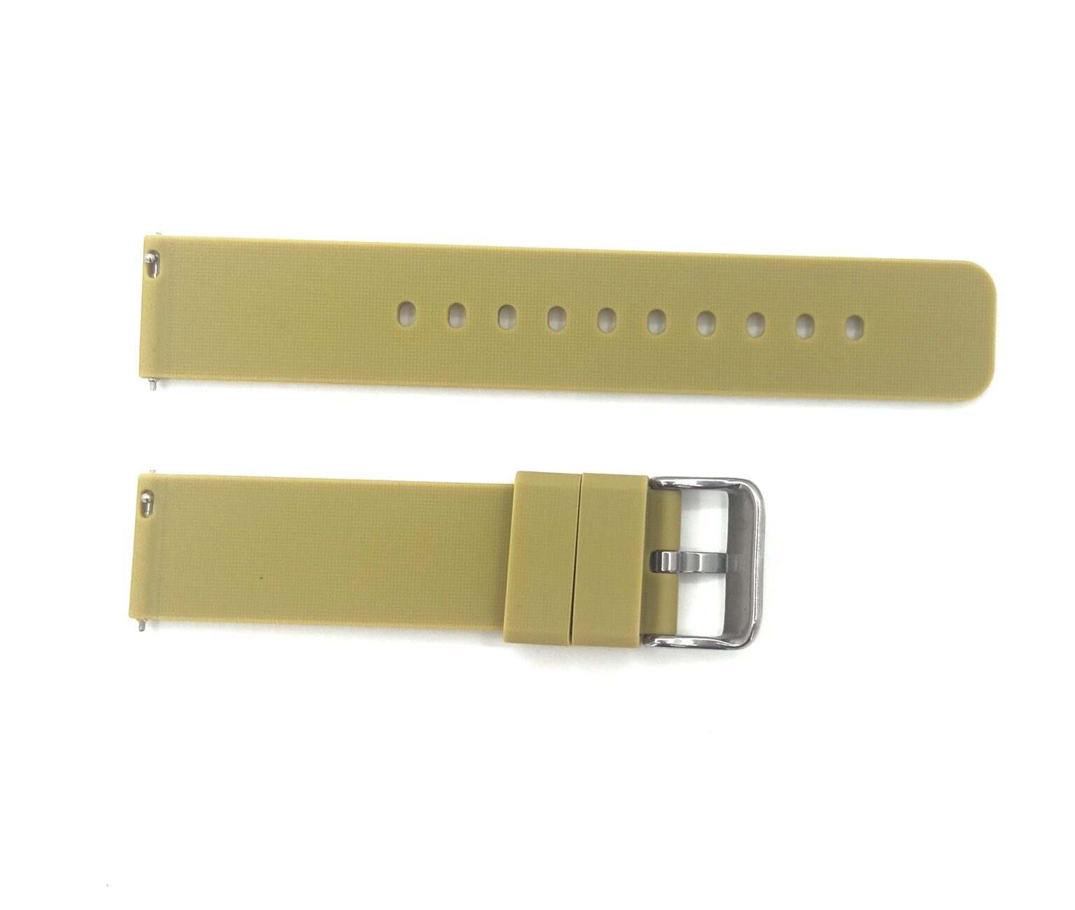 Invella Mm Silicon Watch Strap With Quick Release Pins Beige Invella