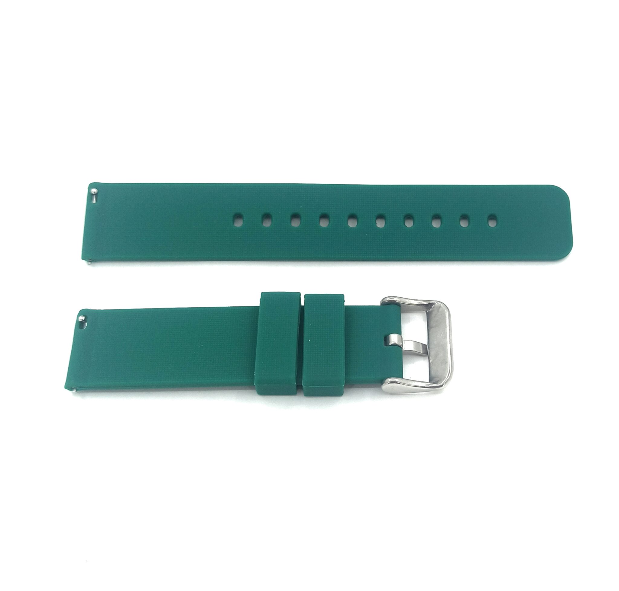 Invella Mm Silicon Watch Strap With Quick Release Pins Dark Green