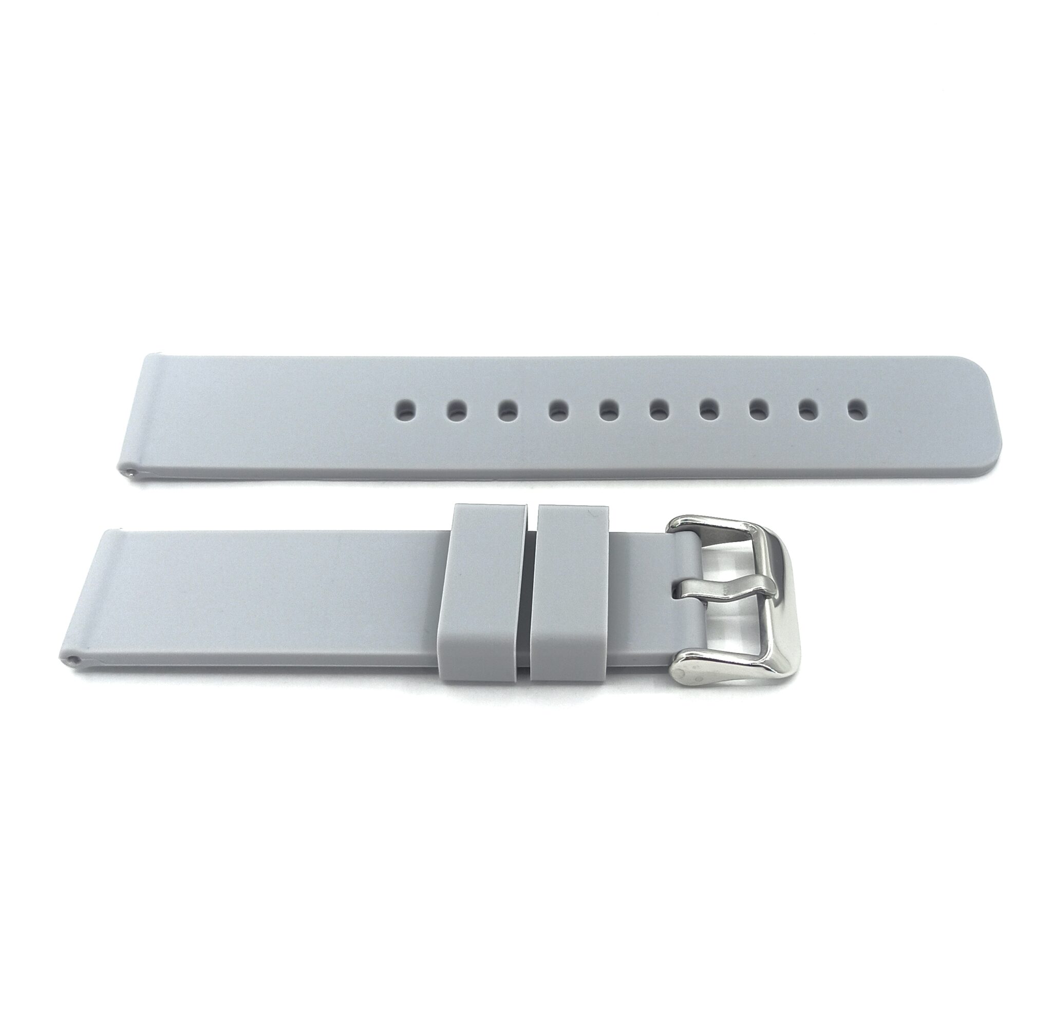 18mm Silicon Watch Strap Grey Invella