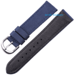 22mm nylon leather watch straps- navy blue 7