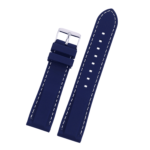 silicon watch strap – navy blue thread