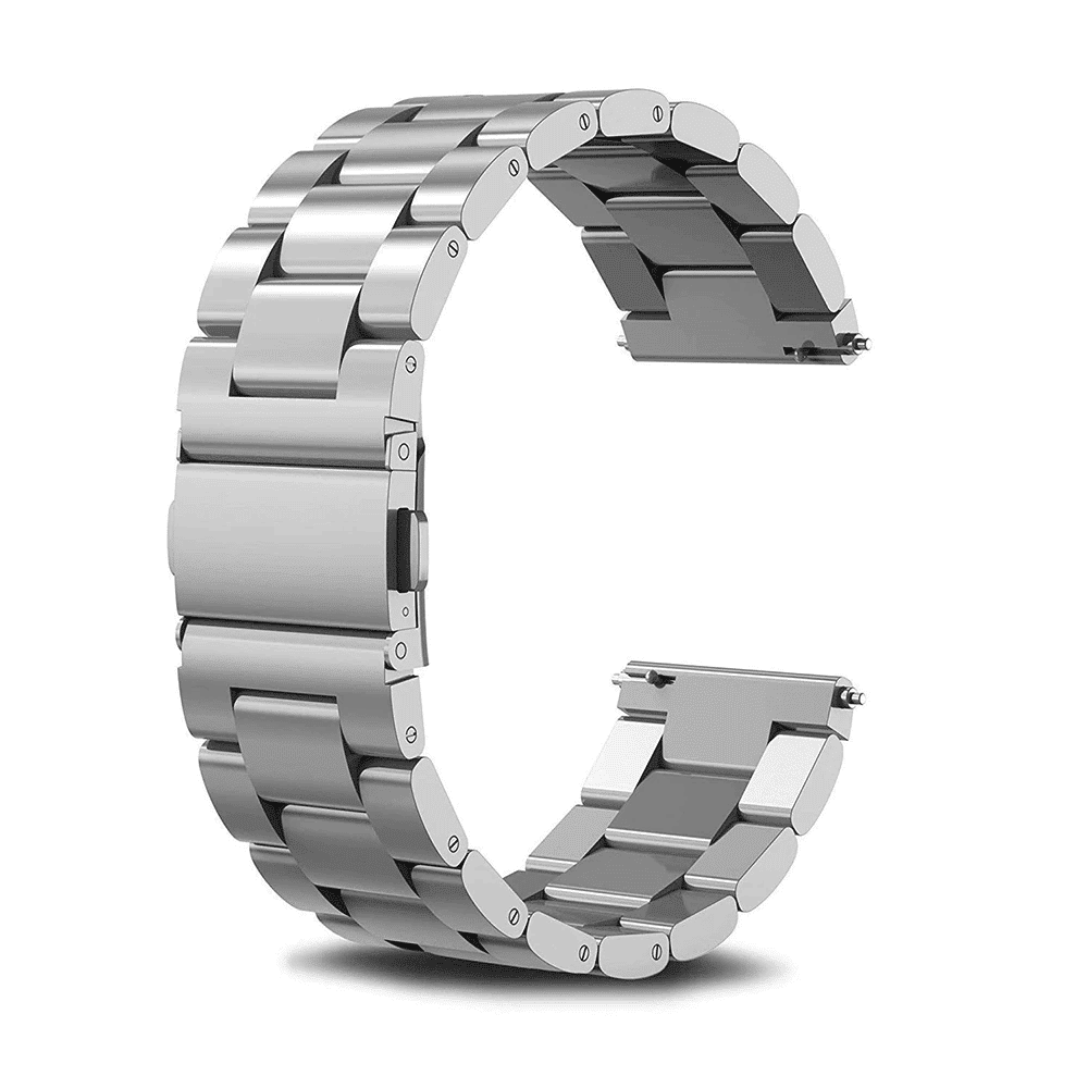 Vintage Expandro flexible gold on steel bracelet, 18 to 16 mm | Marcels  Watch