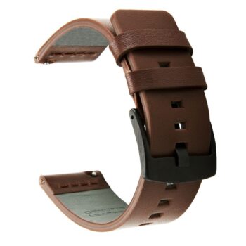 invella 20mm Genuine Leather watch strap (Brown)