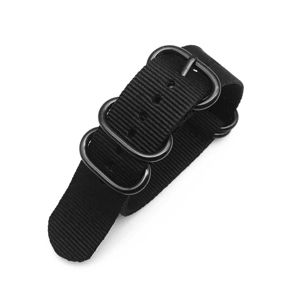 Invella 20mm Nylon NATO Watch Strap (Black) | Invella