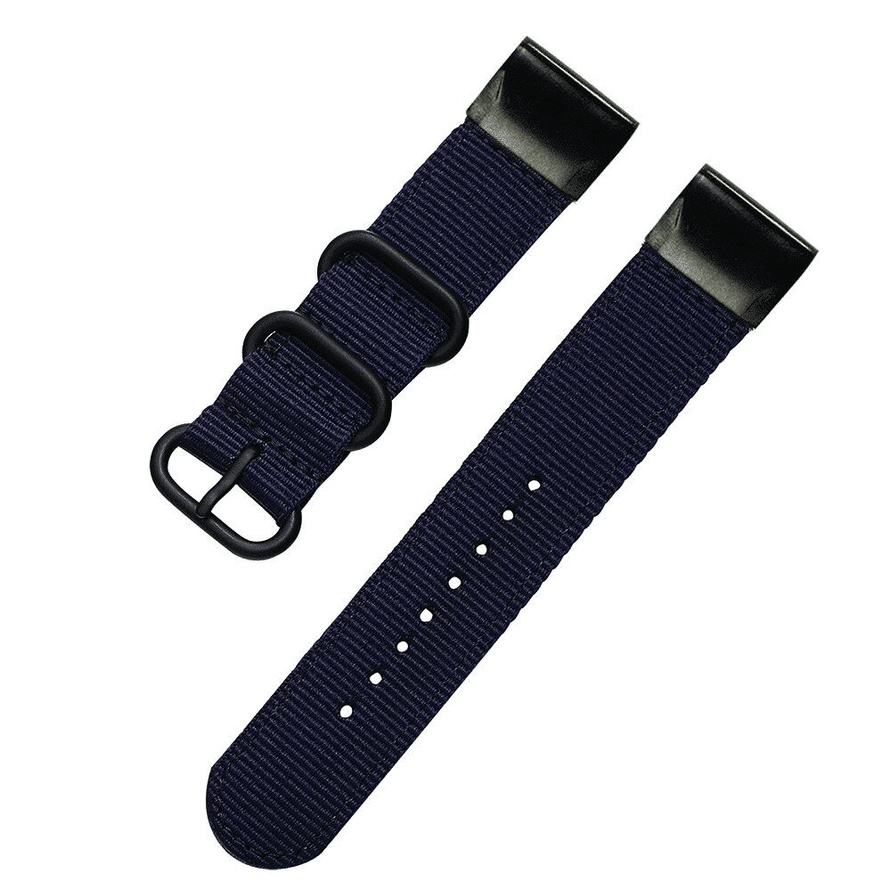 invella Nylon Strap for Garmin Fenix 6X / 5X Smartwatch (Blue) | invella