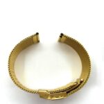 milanese buckle strap gold