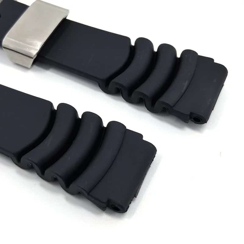 Invella 22mm Silicon Watch Strap For Seiko Diver Watch - Black | Invella