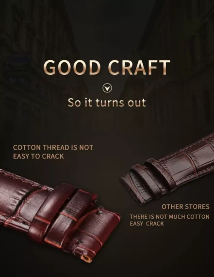 genuine leather watch strap good craft