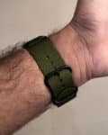 invella Nylon NATO watch strap for Casio G-Shock Watch (Green) photo review