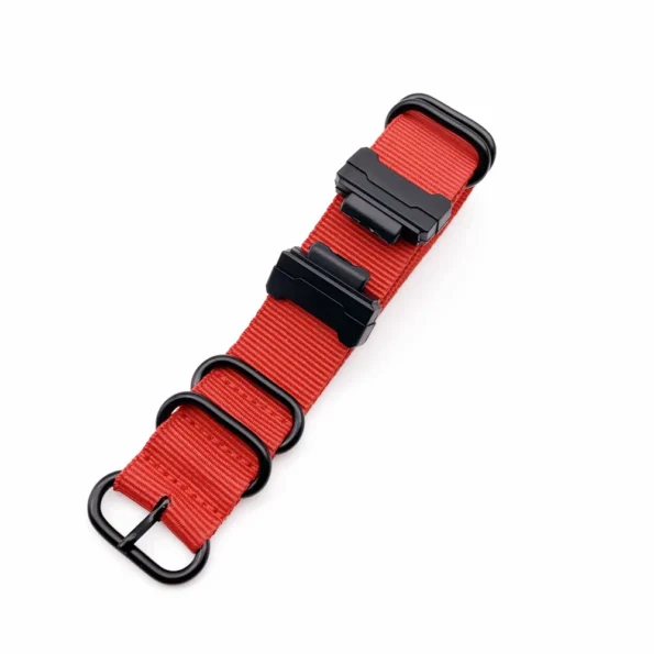 gshock red nylon watch strap