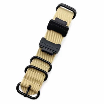 gshock cream nylon watch strap