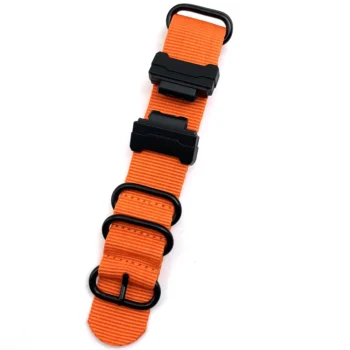 gshock orange nylon watch strap