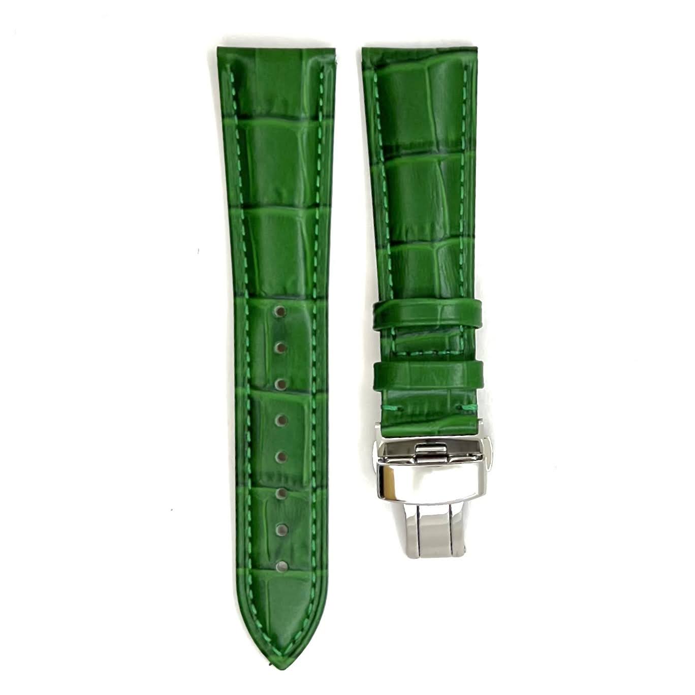 Invella 20mm Premium Leather Watch Strap (Green) | Invella