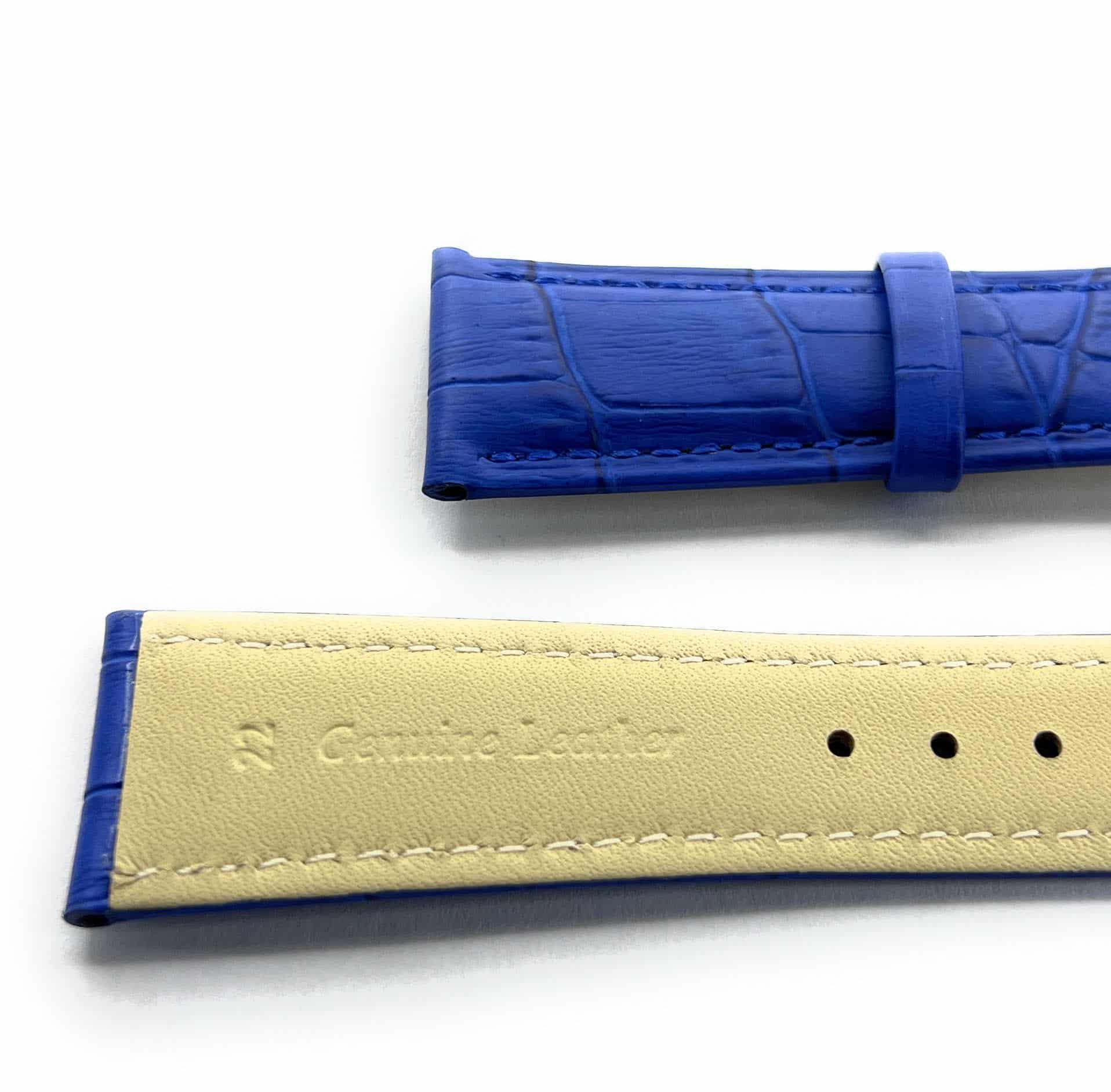 Immortal Blue • Leather Bracelet | INMIND Handcrafted Jewellery Leather Bracelet, Double Wrap Stainless Steel Clasp