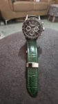invella 22mm Premium Leather Watch Strap (Green) photo review
