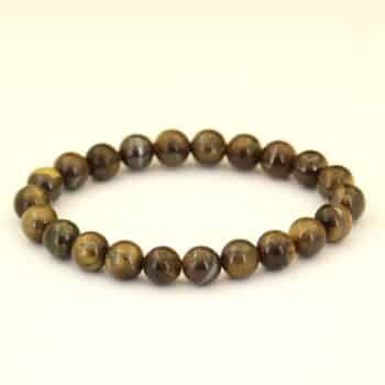 tiger eye pearl bracelet