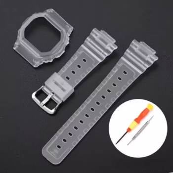 Casio G-Shock G-5600 Watch Strap and Case Kit - Half Transparent