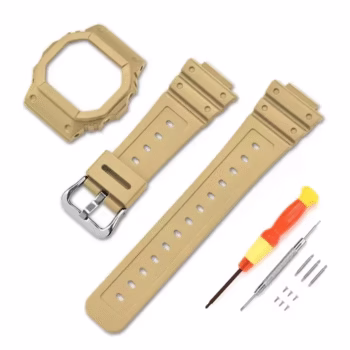 Casio G-Shock G-5600 Watch Strap and Case Kit - Beige