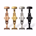 Stainless Steel Butterfly Watch Buckle / Deployment Clasp – Glossy Finish | 14mm–22mm