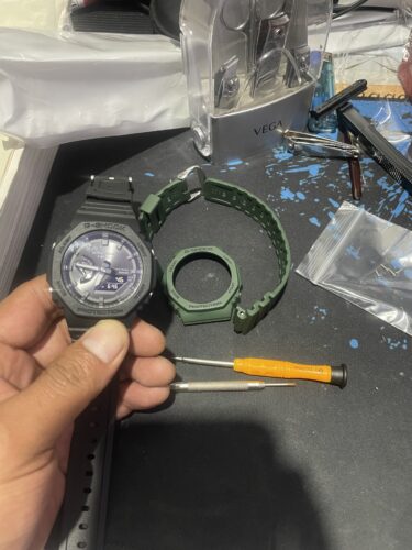 Casio G-Shock GA-2100 Watch Strap with Bazel photo review